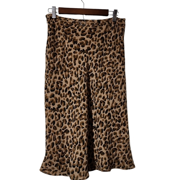 Vintage nine and company leopard cheetah 🐆 print midi skirt - Picture 5 of 9